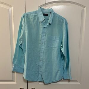 Arrow Men's Aqua Button-Down Shirt